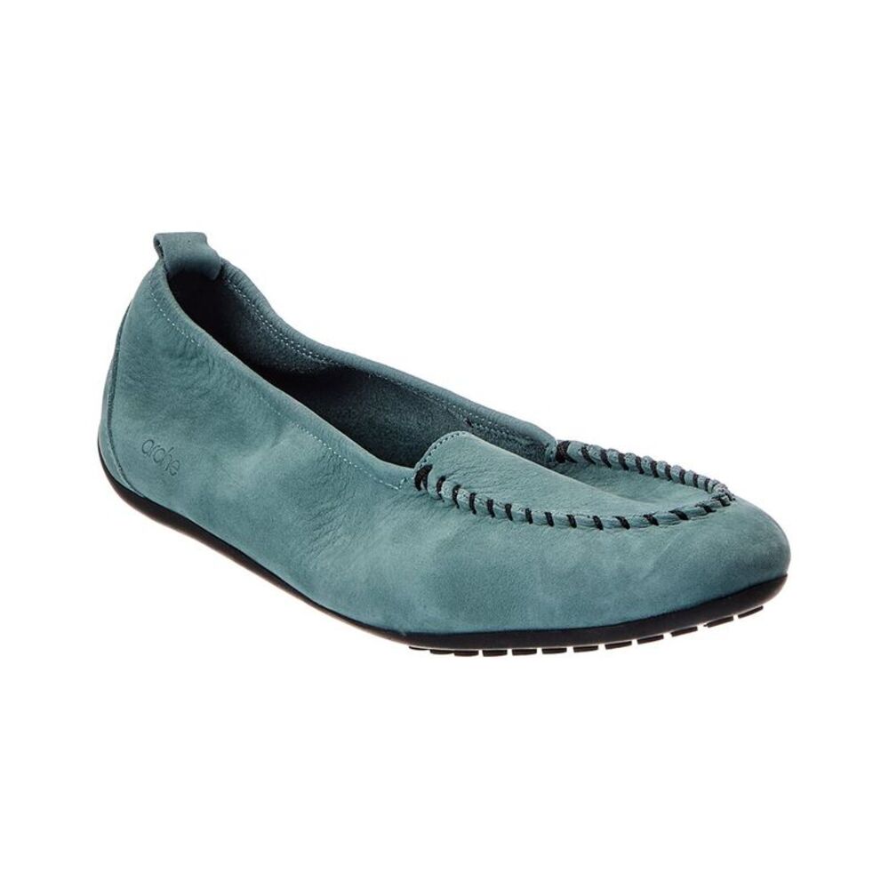 Arche Fanyra Leather Loafer, Green